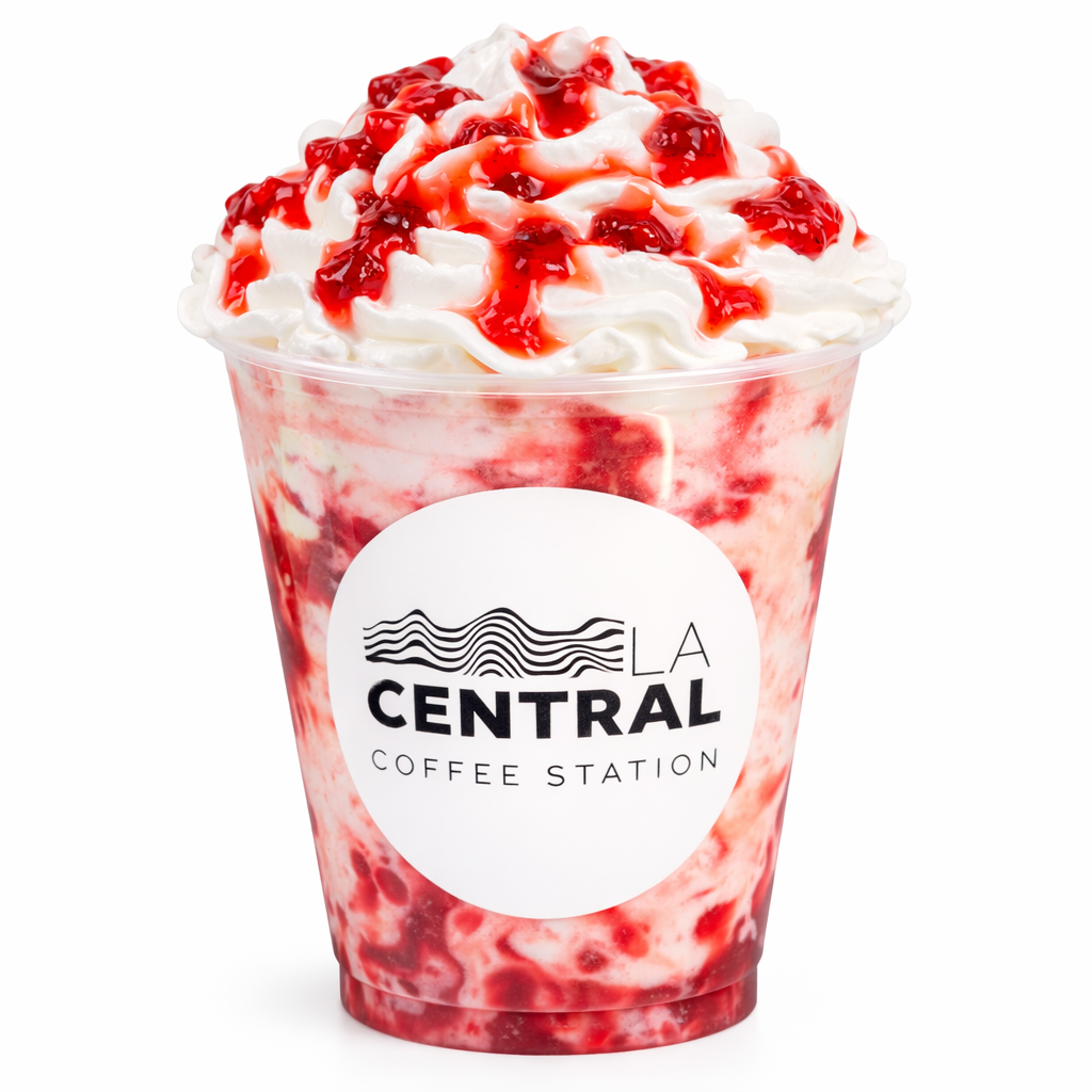 Malteada frutos rojos